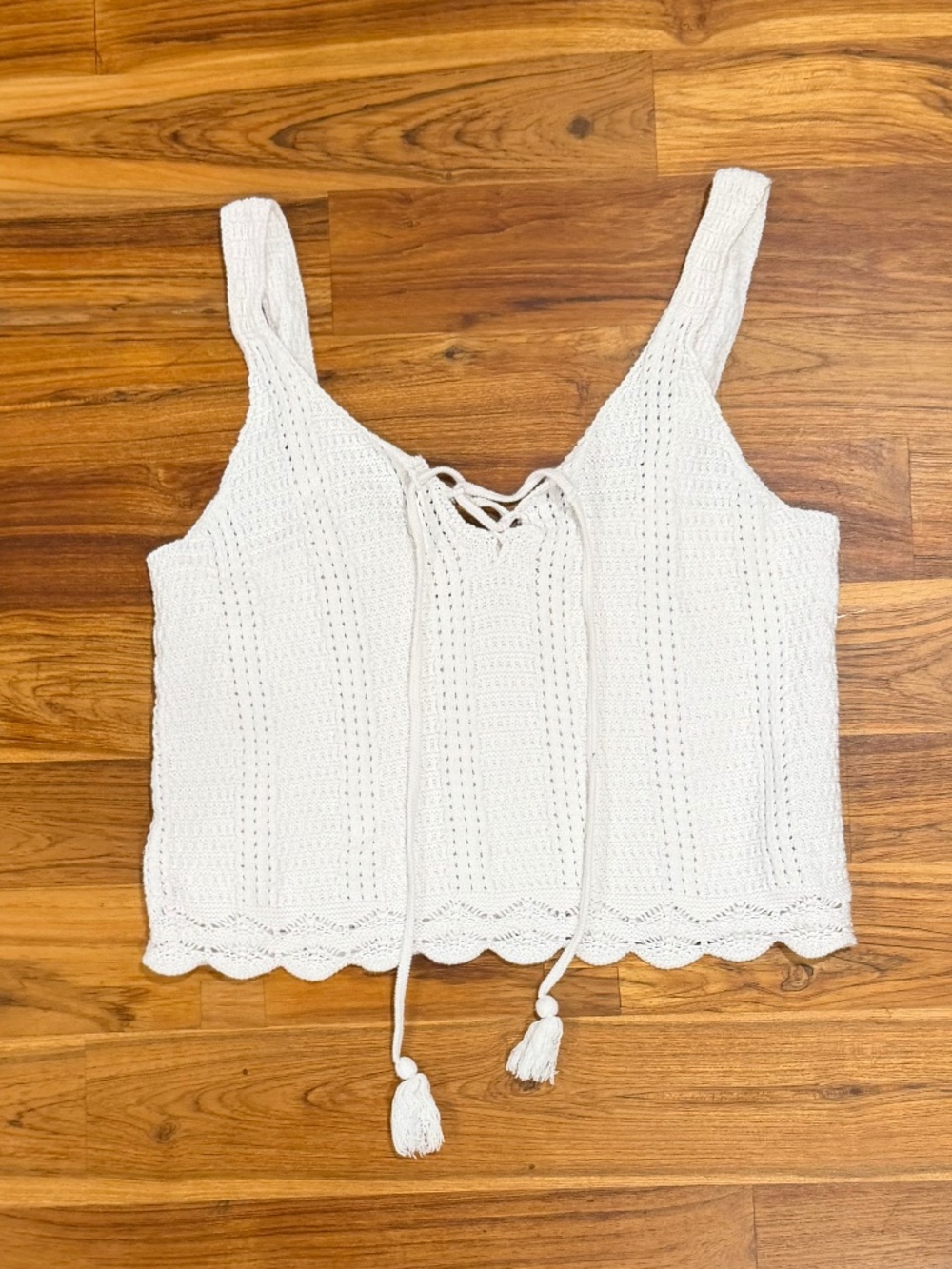 Old Navy Crafted Stitch Knit Tank Size Small